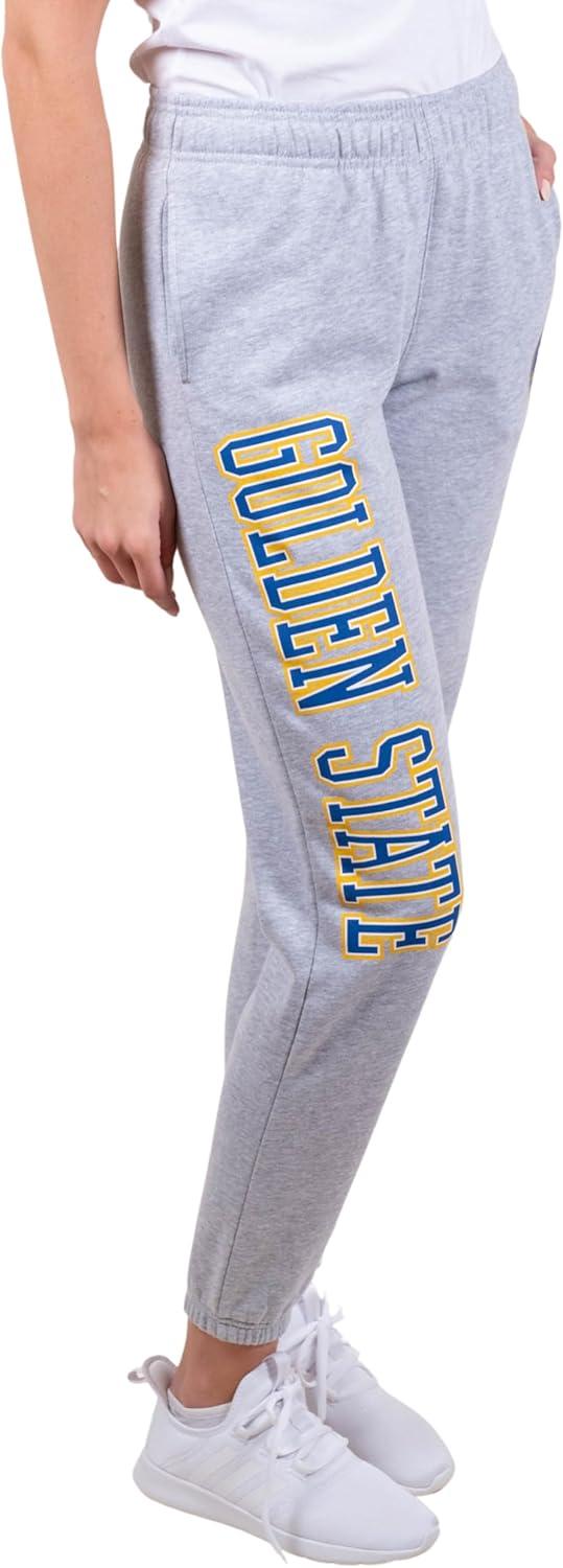 imageUltra Game NBA Womens Womens Super Soft Active Fleece Sweatpants JoggersHeather Gray