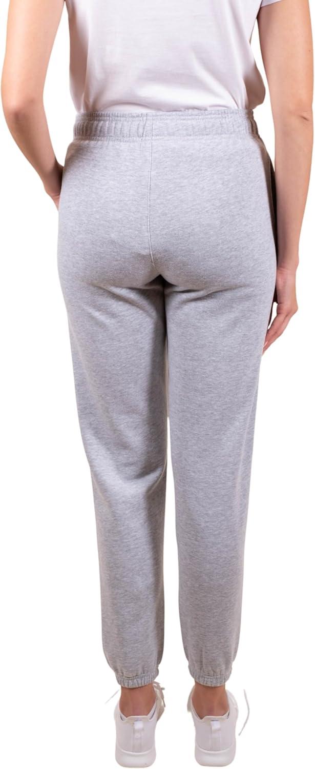 imageUltra Game NBA Womens Womens Super Soft Active Fleece Sweatpants JoggersHeather Gray