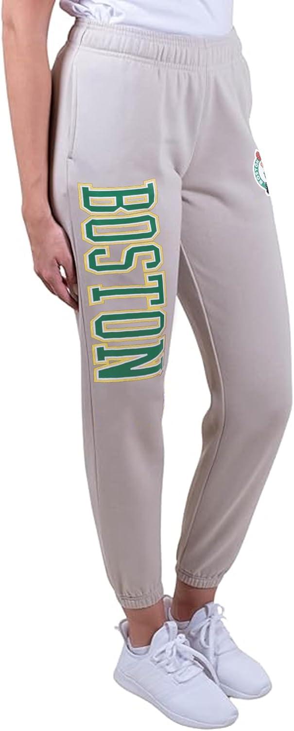 imageUltra Game NBA Womens Womens Super Soft Active Fleece Sweatpants JoggersSand