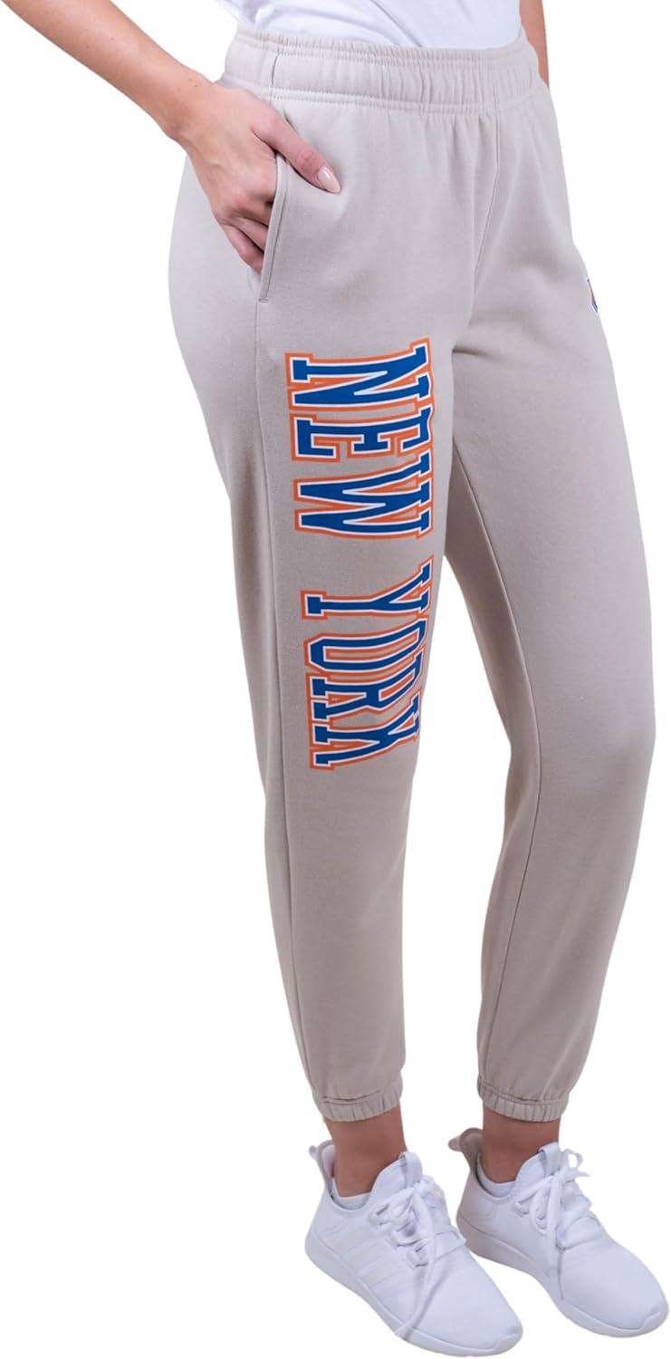 imageUltra Game NBA Womens Womens Super Soft Active Fleece Sweatpants JoggersSand