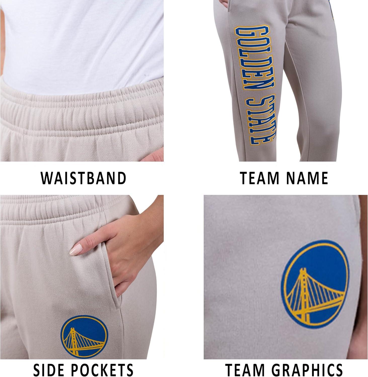 imageUltra Game NBA Womens Womens Super Soft Active Fleece Sweatpants JoggersSand