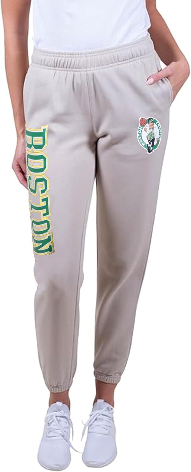 imageUltra Game NBA Womens Womens Super Soft Active Fleece Sweatpants JoggersSand