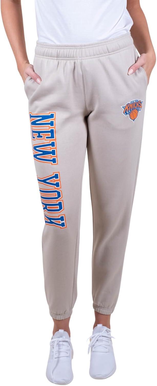 imageUltra Game NBA Womens Womens Super Soft Active Fleece Sweatpants JoggersSand