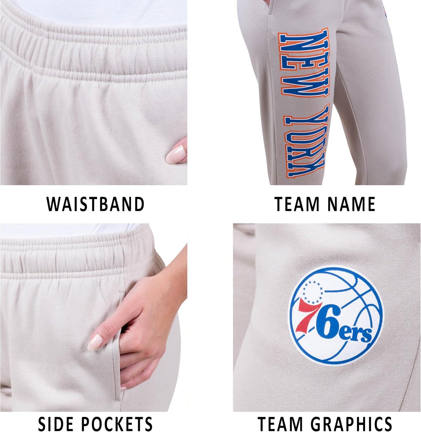imageUltra Game NBA Womens Womens Super Soft Active Fleece Sweatpants JoggersSand