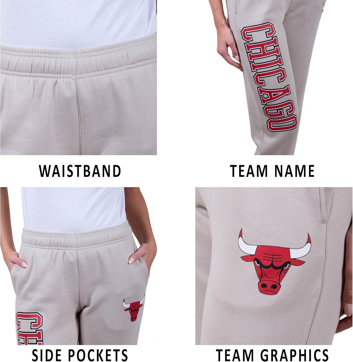 imageUltra Game NBA Womens Womens Super Soft Active Fleece Sweatpants JoggersSand