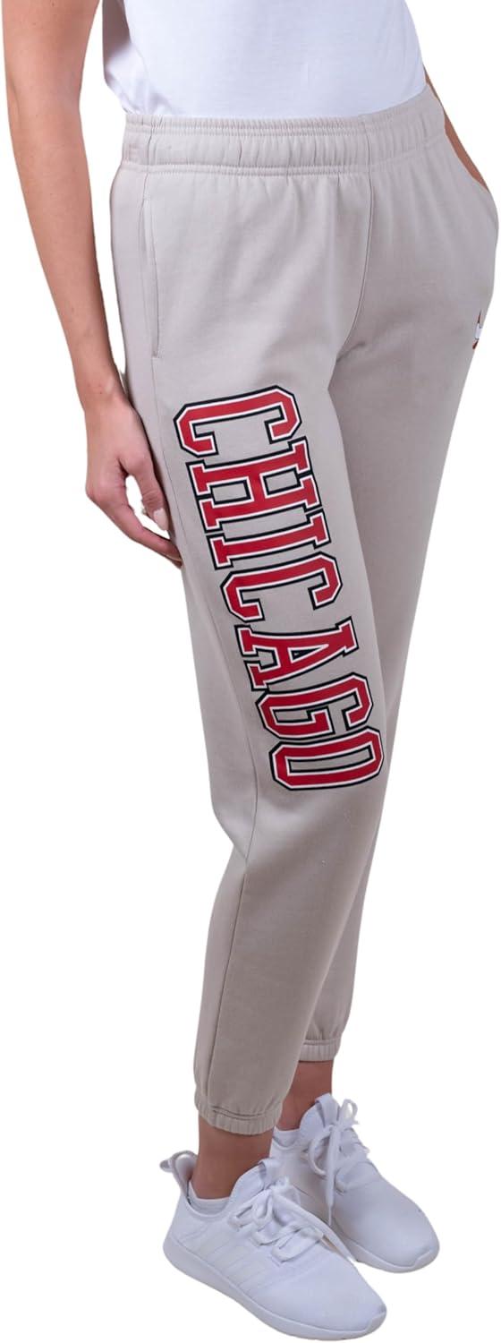 imageUltra Game NBA Womens Womens Super Soft Active Fleece Sweatpants JoggersSand