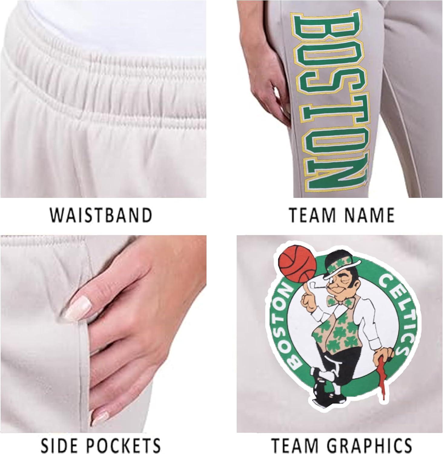 imageUltra Game NBA Womens Womens Super Soft Active Fleece Sweatpants JoggersSand