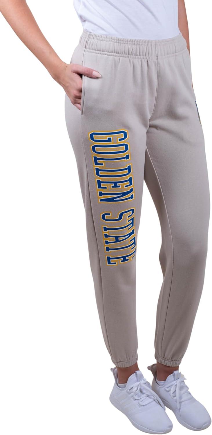 imageUltra Game NBA Womens Womens Super Soft Active Fleece Sweatpants JoggersSand