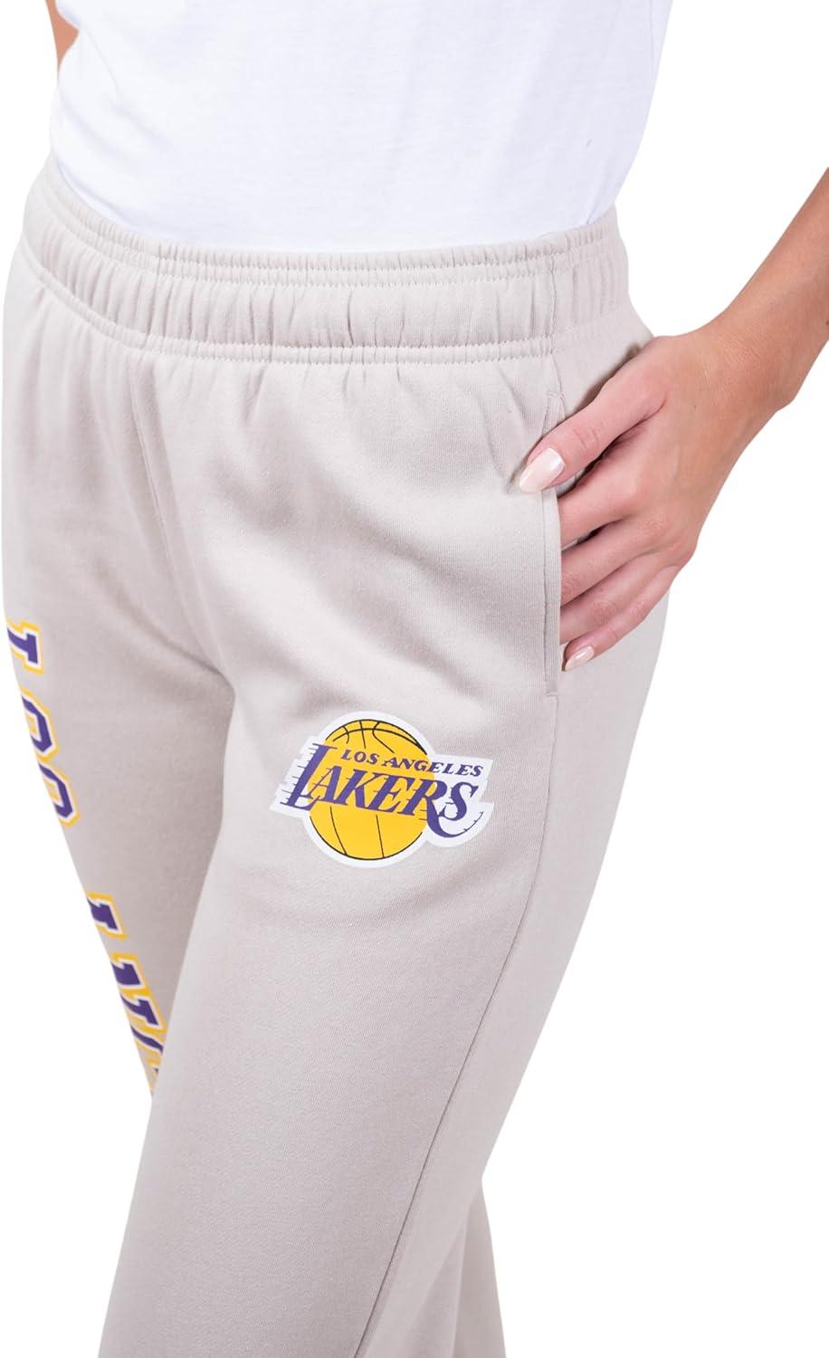 imageUltra Game NBA Womens Womens Super Soft Active Fleece Sweatpants JoggersSand