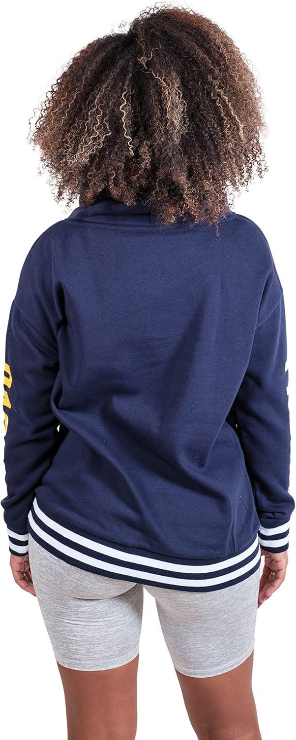 imageUltra Game Womens NBA Official Fleece Hoodie Pullover Sweatshirt Funnel NeckTeam Color