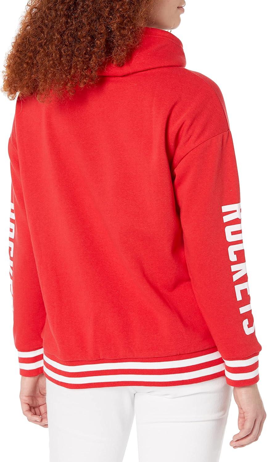 imageUltra Game Womens NBA Official Fleece Hoodie Pullover Sweatshirt Funnel NeckTeam Color
