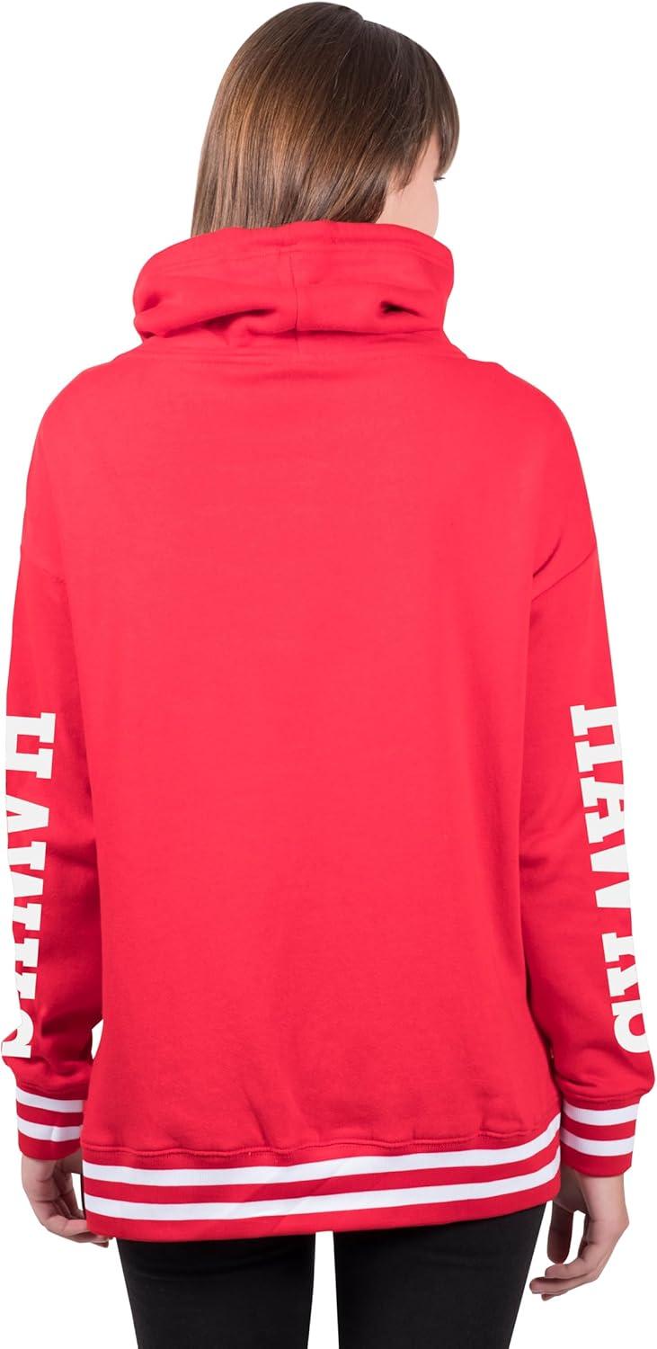 imageUltra Game Womens NBA Official Fleece Hoodie Pullover Sweatshirt Funnel NeckTeam Color