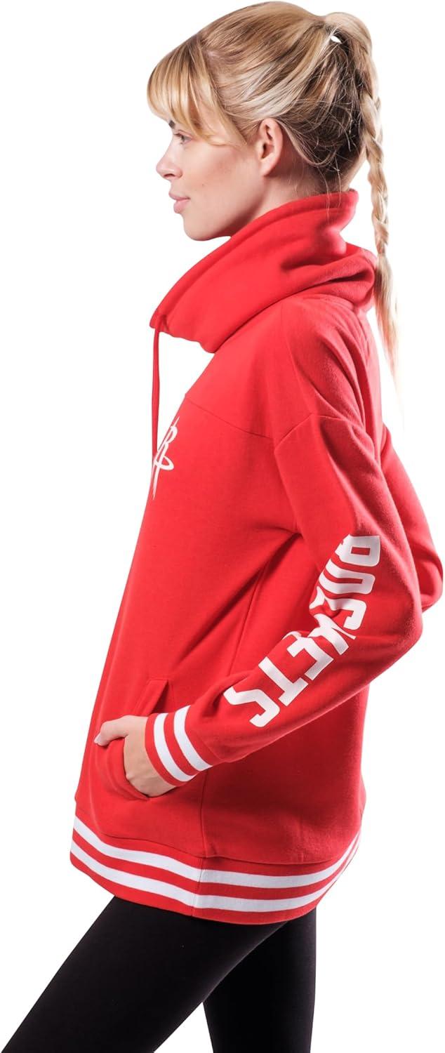 imageUltra Game Womens NBA Official Fleece Hoodie Pullover Sweatshirt Funnel NeckTeam Color