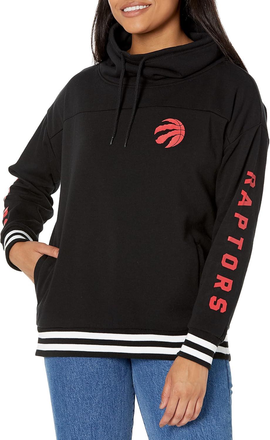 imageUltra Game Womens NBA Official Fleece Hoodie Pullover Sweatshirt Funnel NeckTeam Color