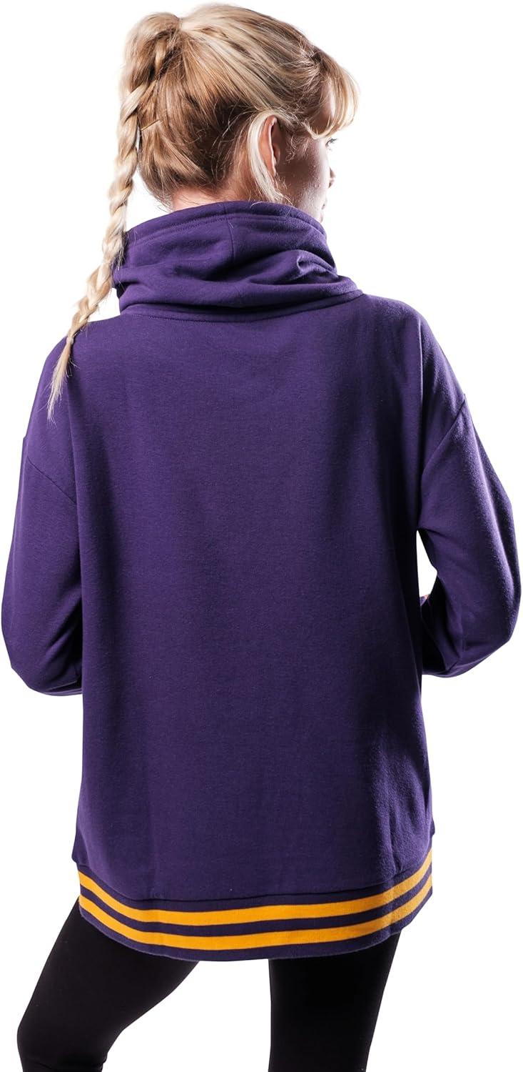 imageUltra Game Womens NBA Official Fleece Hoodie Pullover Sweatshirt Funnel NeckTeam Color