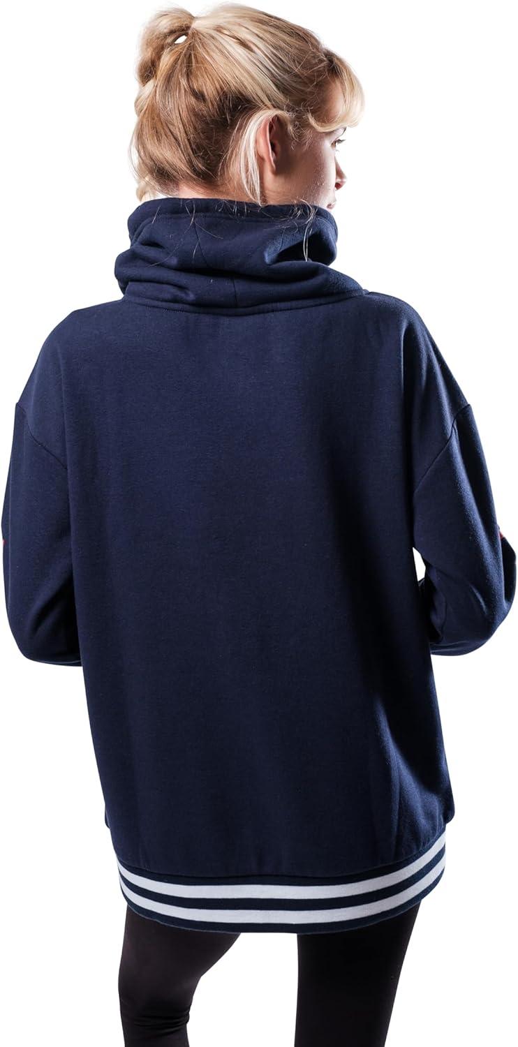 imageUltra Game Womens NBA Official Fleece Hoodie Pullover Sweatshirt Funnel NeckTeam Color