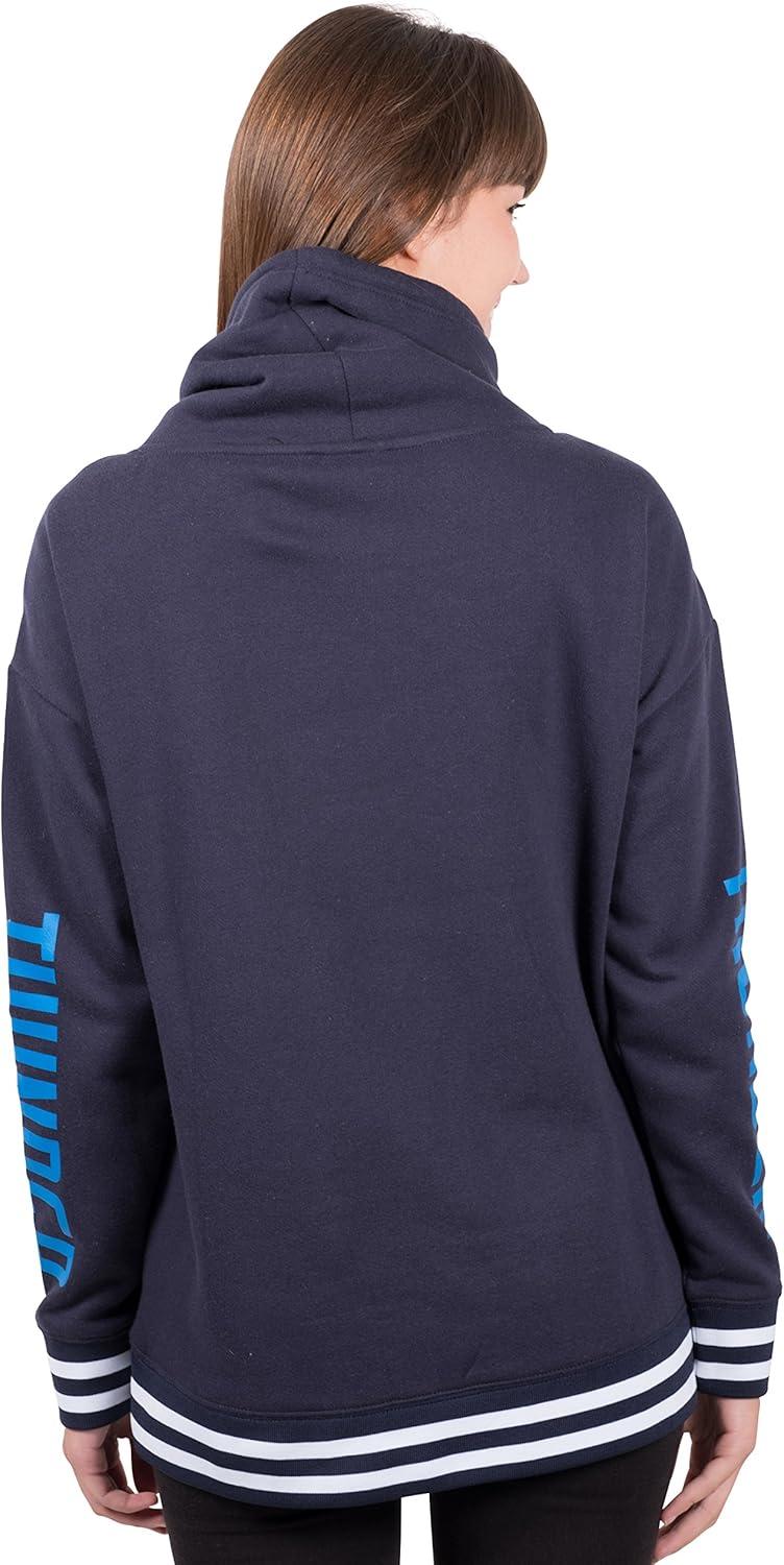 imageUltra Game Womens NBA Official Fleece Hoodie Pullover Sweatshirt Funnel NeckTeam Color