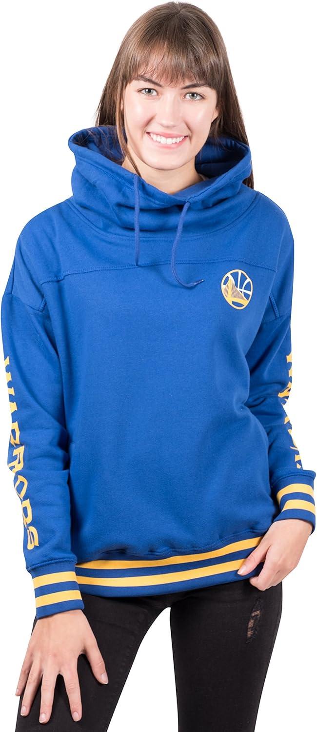 imageUltra Game Womens NBA Official Fleece Hoodie Pullover Sweatshirt Funnel NeckTeam Color