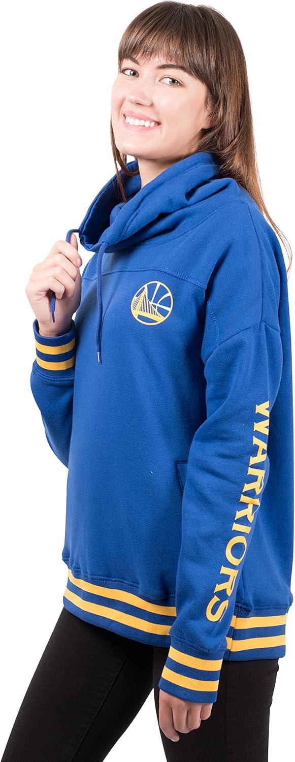 imageUltra Game Womens NBA Official Fleece Hoodie Pullover Sweatshirt Funnel NeckTeam Color