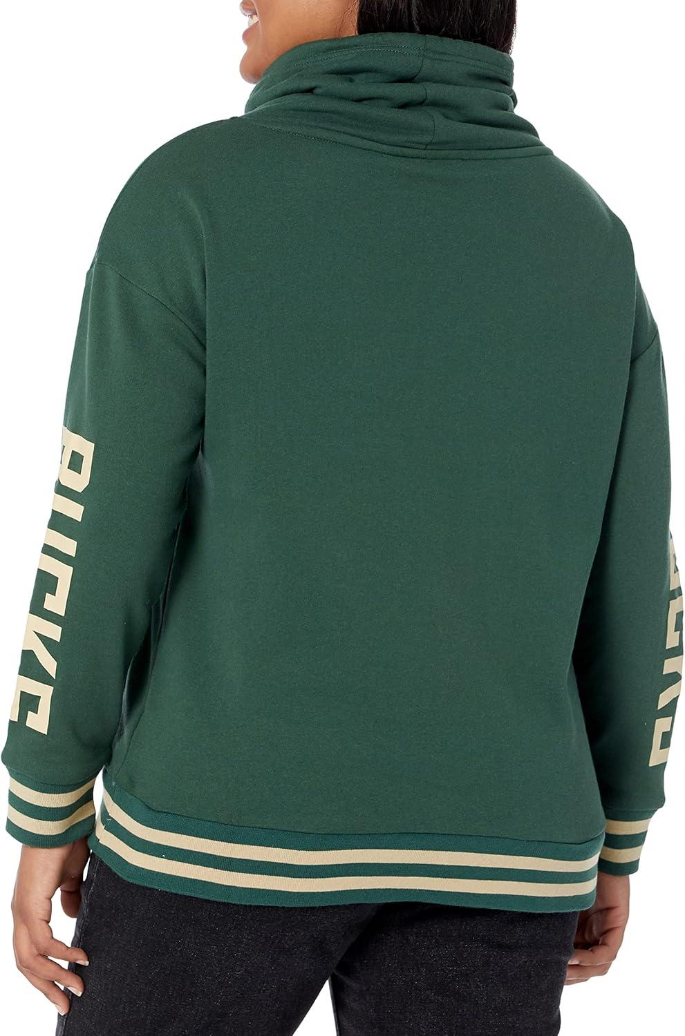 imageUltra Game Womens NBA Official Fleece Hoodie Pullover Sweatshirt Funnel NeckTeam Color