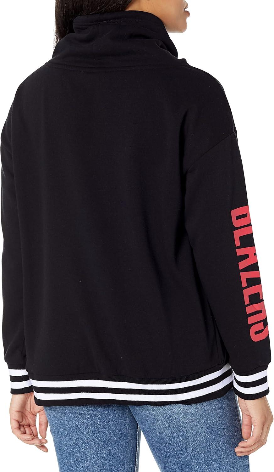 imageUltra Game Womens NBA Official Fleece Hoodie Pullover Sweatshirt Funnel NeckTeam Color