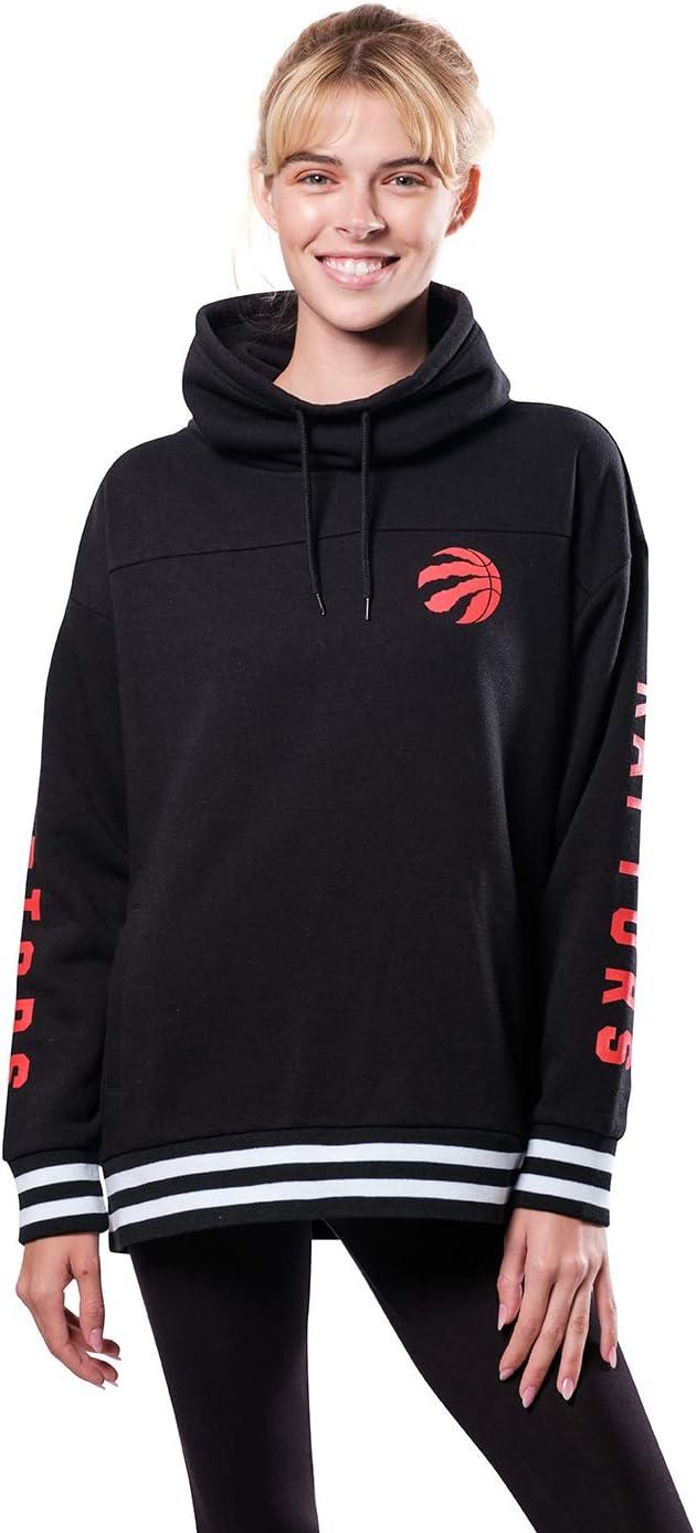 imageUltra Game Womens NBA Official Fleece Hoodie Pullover Sweatshirt Funnel NeckTeam Color
