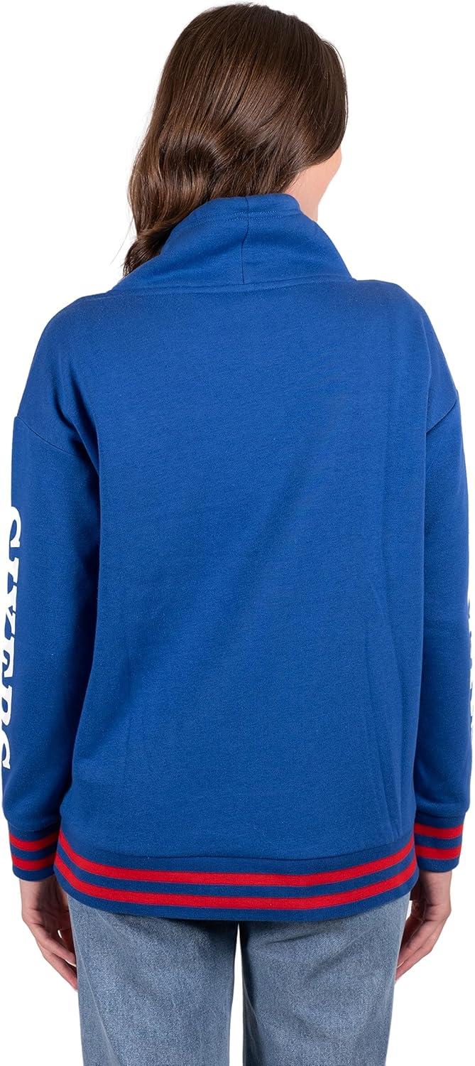 imageUltra Game Womens NBA Official Fleece Hoodie Pullover Sweatshirt Funnel NeckTeam Color