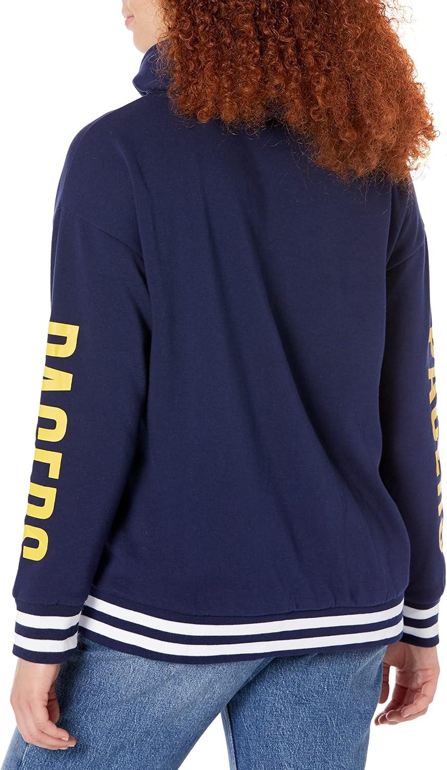 imageUltra Game Womens NBA Official Fleece Hoodie Pullover Sweatshirt Funnel NeckTeam Color