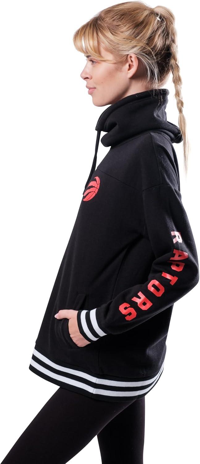 imageUltra Game Womens NBA Official Fleece Hoodie Pullover Sweatshirt Funnel NeckTeam Color