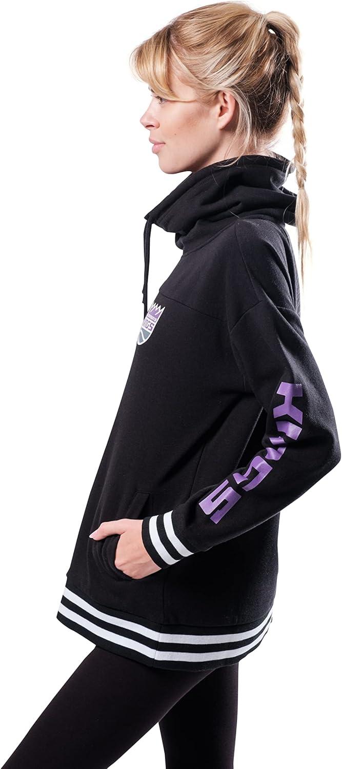 imageUltra Game Womens NBA Official Fleece Hoodie Pullover Sweatshirt Funnel NeckTeam Color