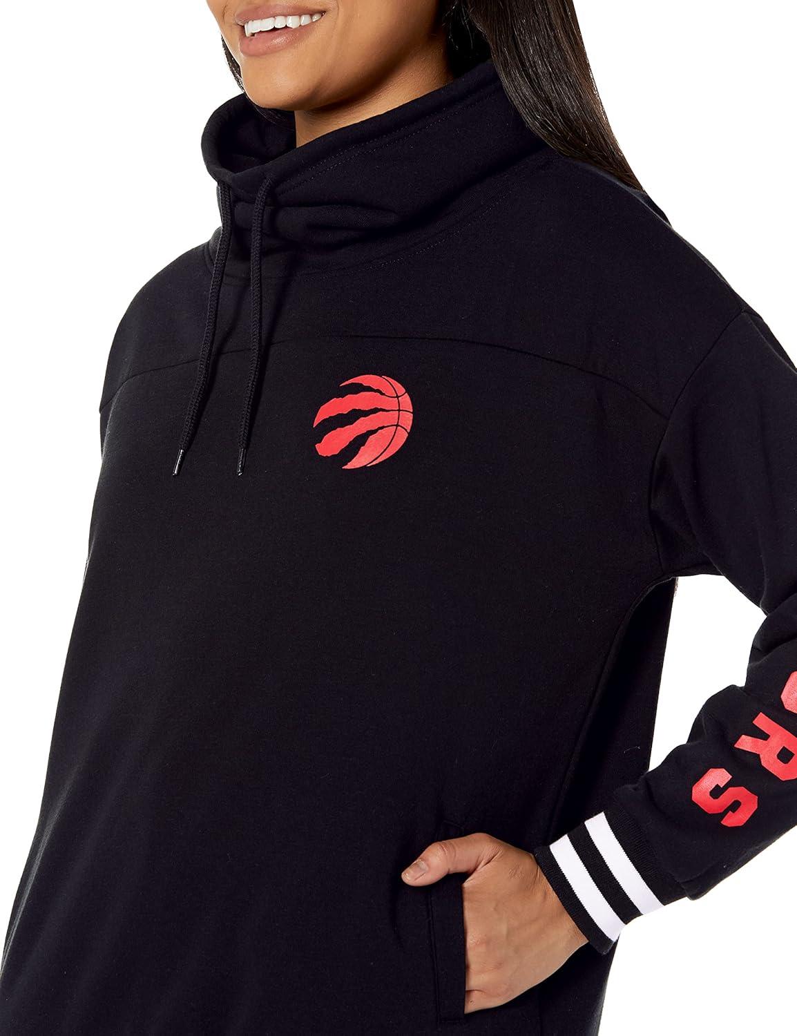 imageUltra Game Womens NBA Official Fleece Hoodie Pullover Sweatshirt Funnel NeckTeam Color
