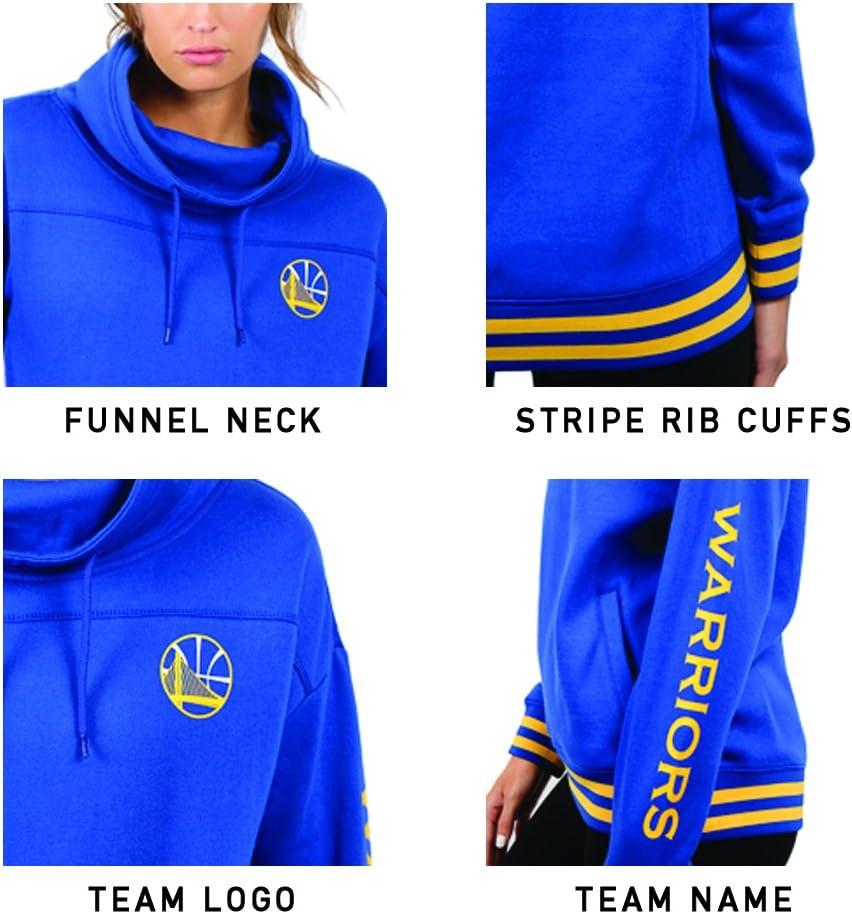 imageUltra Game Womens NBA Official Fleece Hoodie Pullover Sweatshirt Funnel NeckTeam Color