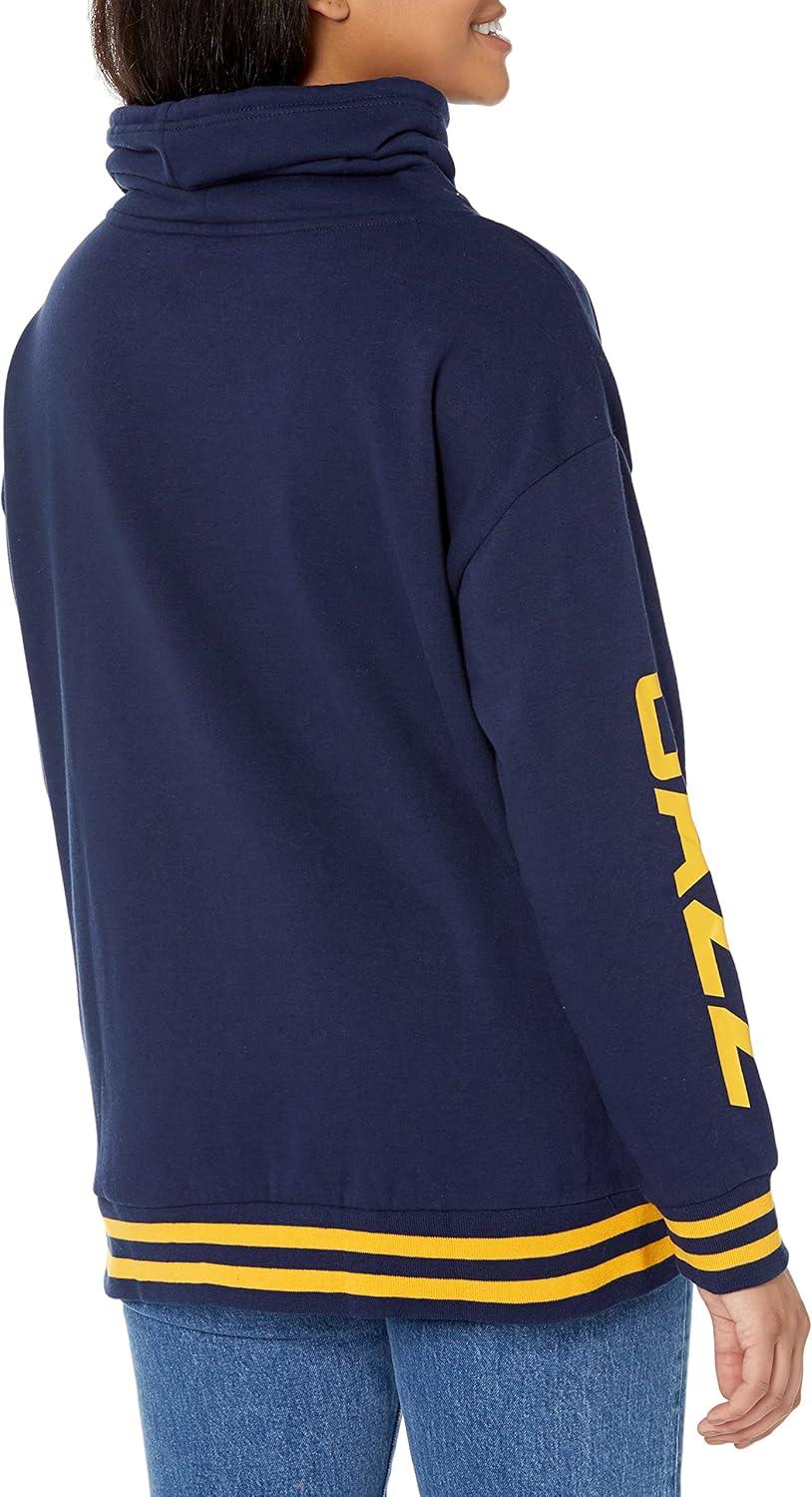 imageUltra Game Womens NBA Official Fleece Hoodie Pullover Sweatshirt Funnel NeckTeam Color