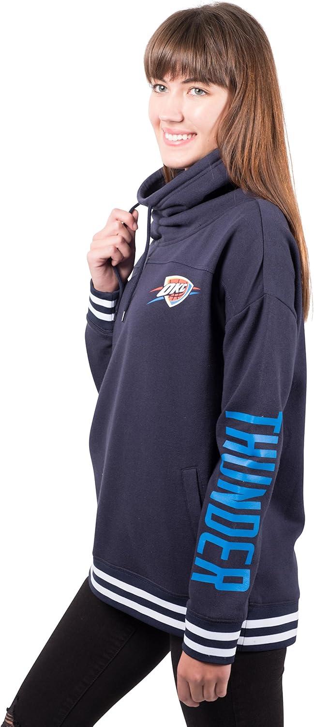 imageUltra Game Womens NBA Official Fleece Hoodie Pullover Sweatshirt Funnel NeckTeam Color