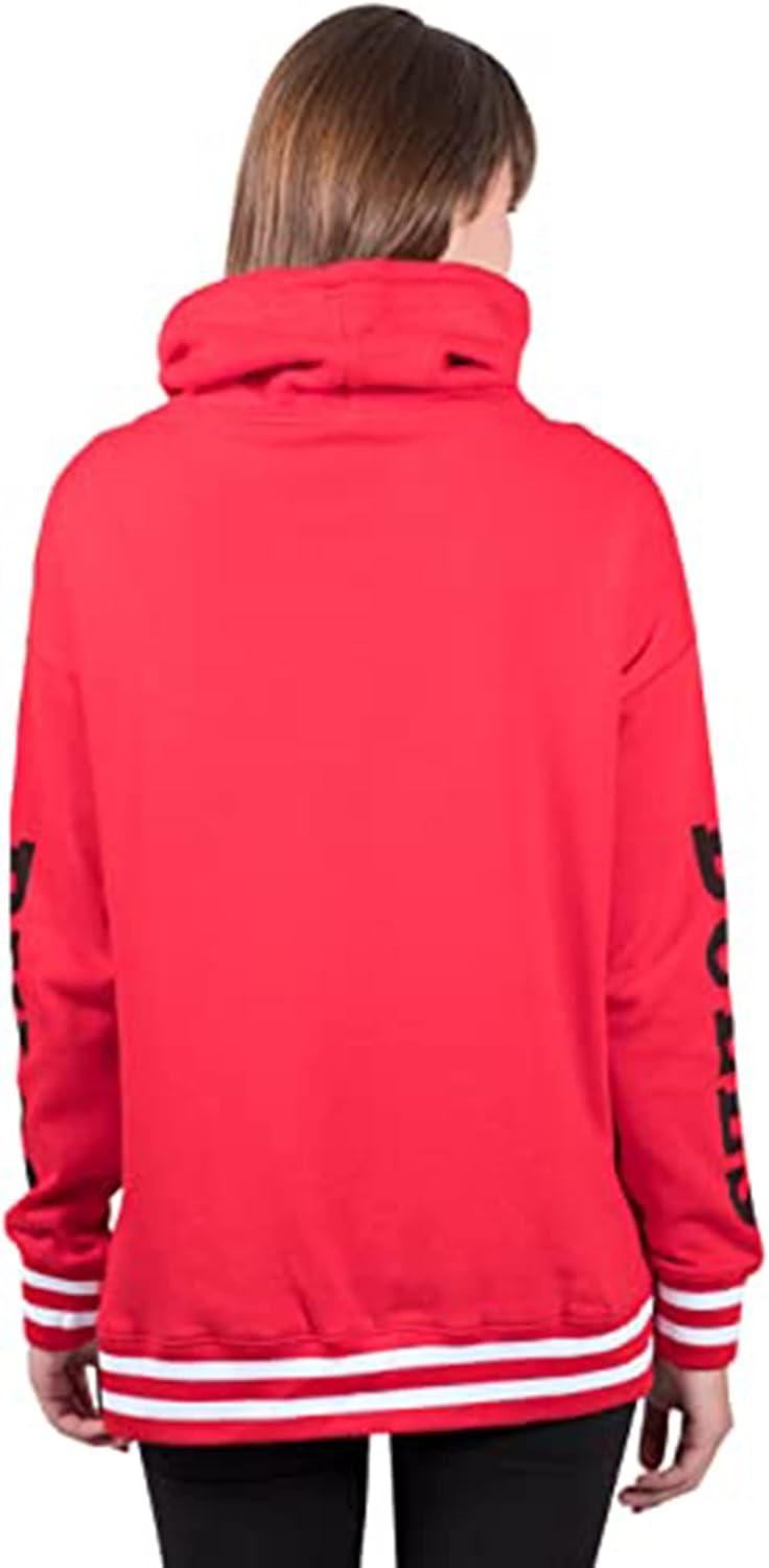 imageUltra Game Womens NBA Official Fleece Hoodie Pullover Sweatshirt Funnel NeckTeam Color