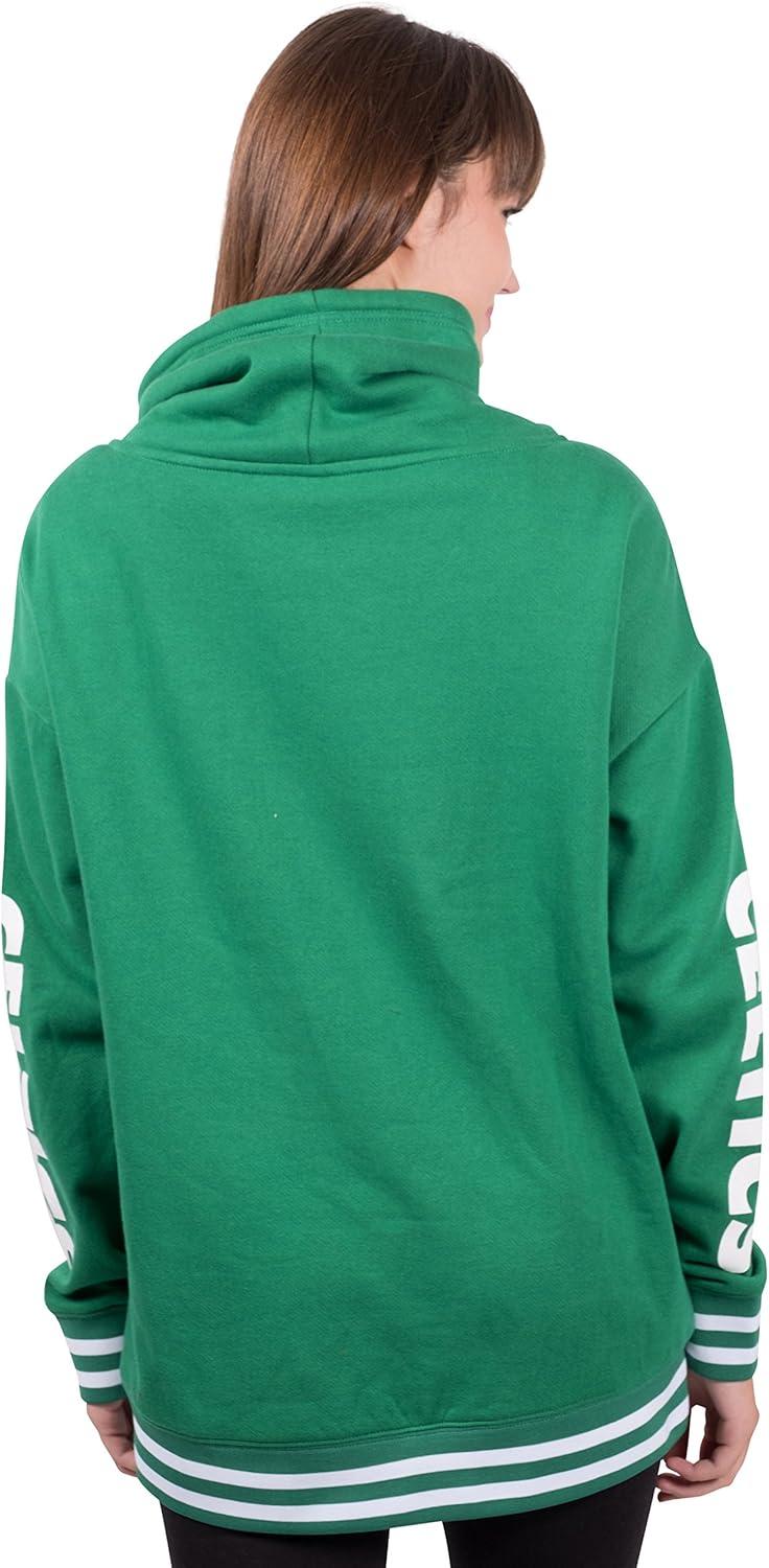 imageUltra Game Womens NBA Official Fleece Hoodie Pullover Sweatshirt Funnel NeckTeam Color