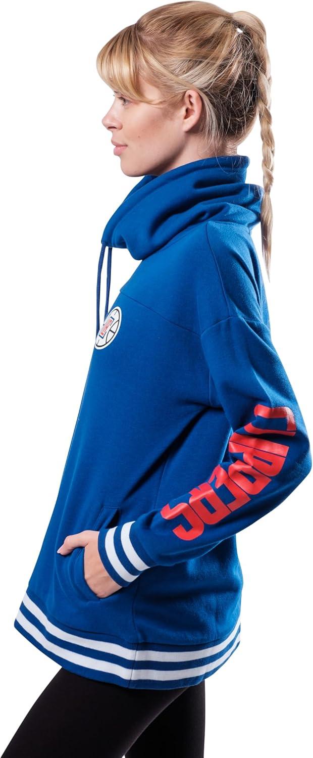 imageUltra Game Womens NBA Official Fleece Hoodie Pullover Sweatshirt Funnel NeckTeam Color