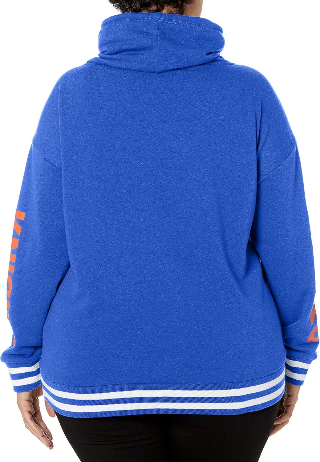 imageUltra Game Womens NBA Official Fleece Hoodie Pullover Sweatshirt Funnel NeckTeam Color