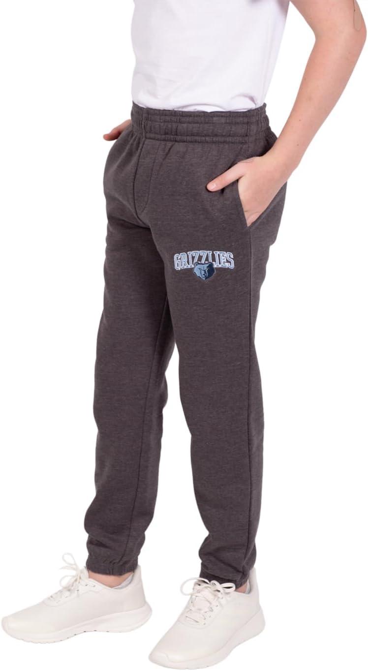 imageUltra Game Youth NBA Official Soft Fleece Active Jogger SweatpantsHeather Charcoal