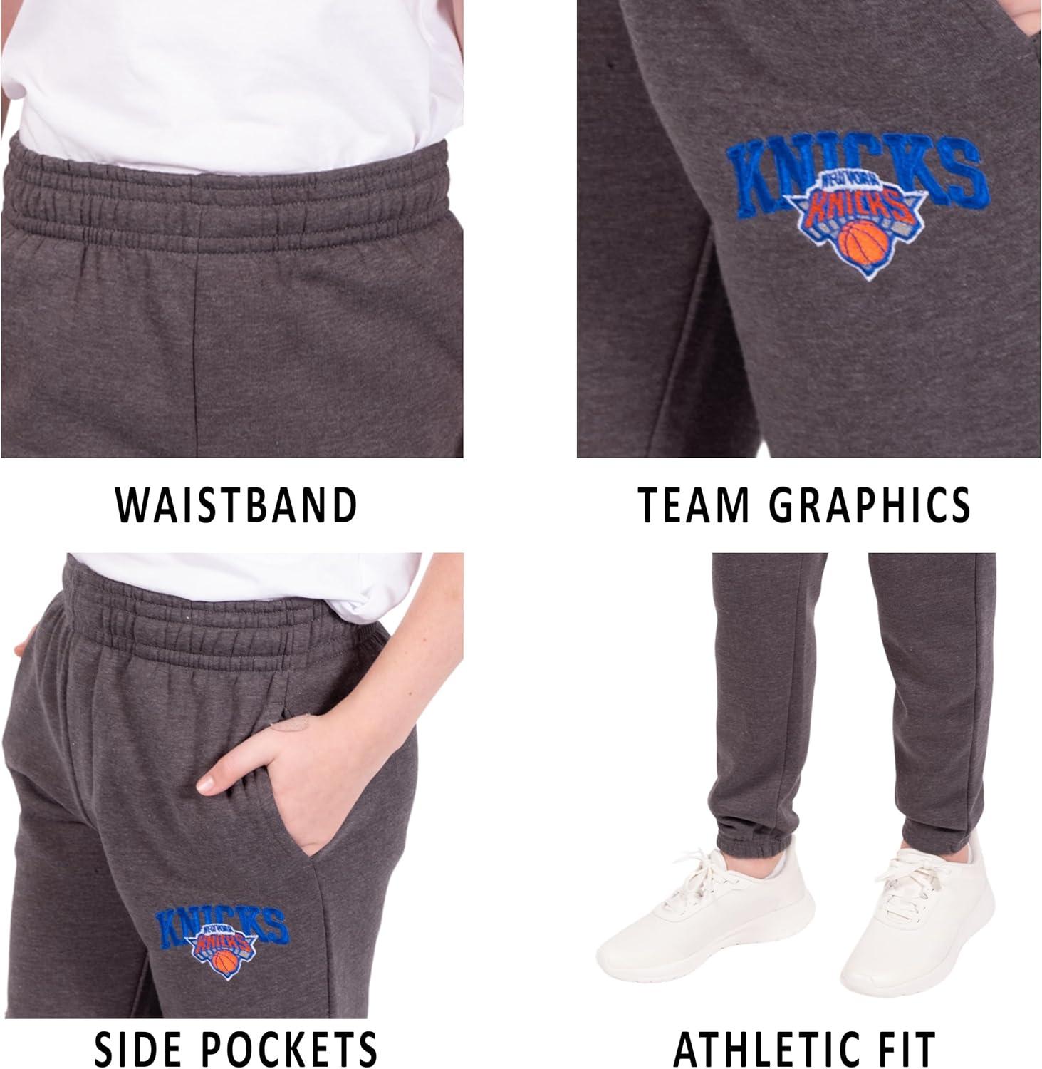 imageUltra Game Youth NBA Official Soft Fleece Active Jogger SweatpantsHeather Charcoal