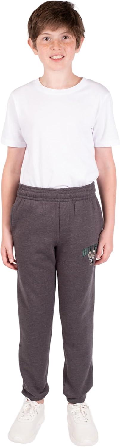 imageUltra Game Youth NBA Official Soft Fleece Active Jogger SweatpantsHeather Charcoal