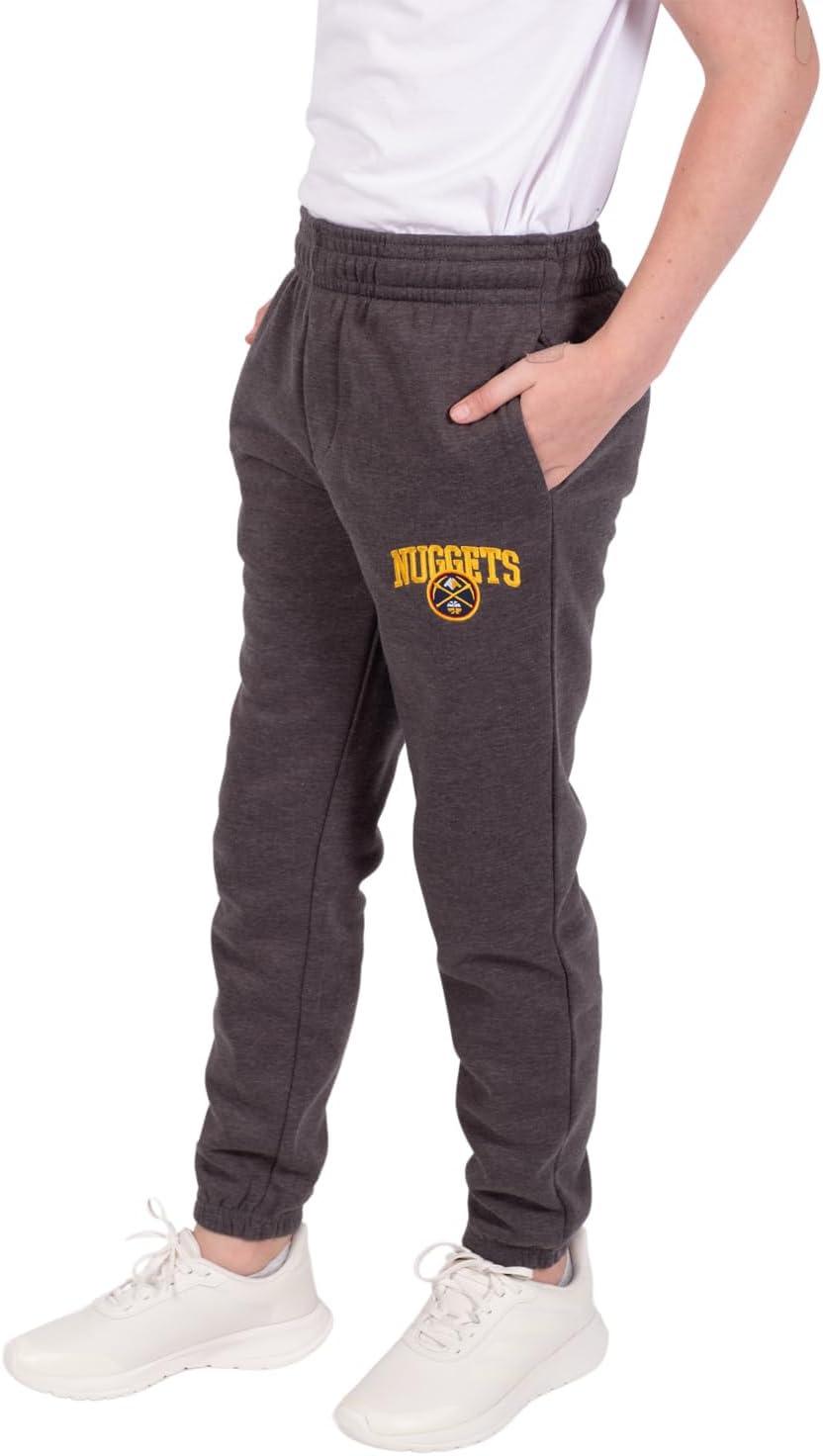 imageUltra Game Youth NBA Official Soft Fleece Active Jogger SweatpantsHeather Charcoal