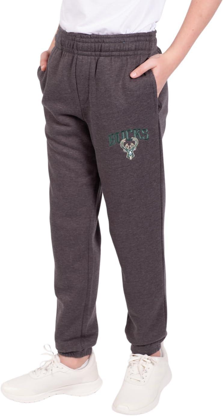 imageUltra Game Youth NBA Official Soft Fleece Active Jogger SweatpantsHeather Charcoal