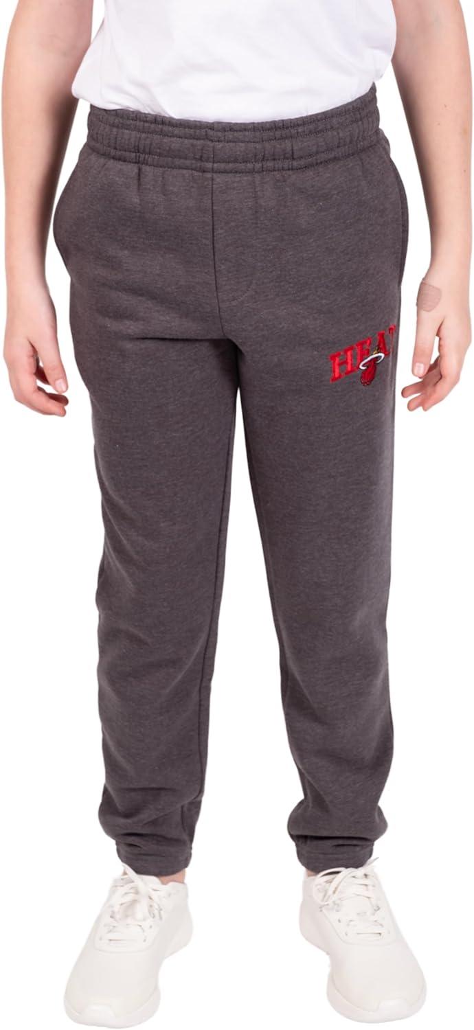 imageUltra Game Youth NBA Official Soft Fleece Active Jogger SweatpantsHeather Charcoal