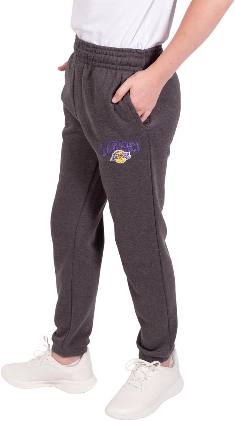 imageUltra Game Youth NBA Official Soft Fleece Active Jogger SweatpantsHeather Charcoal