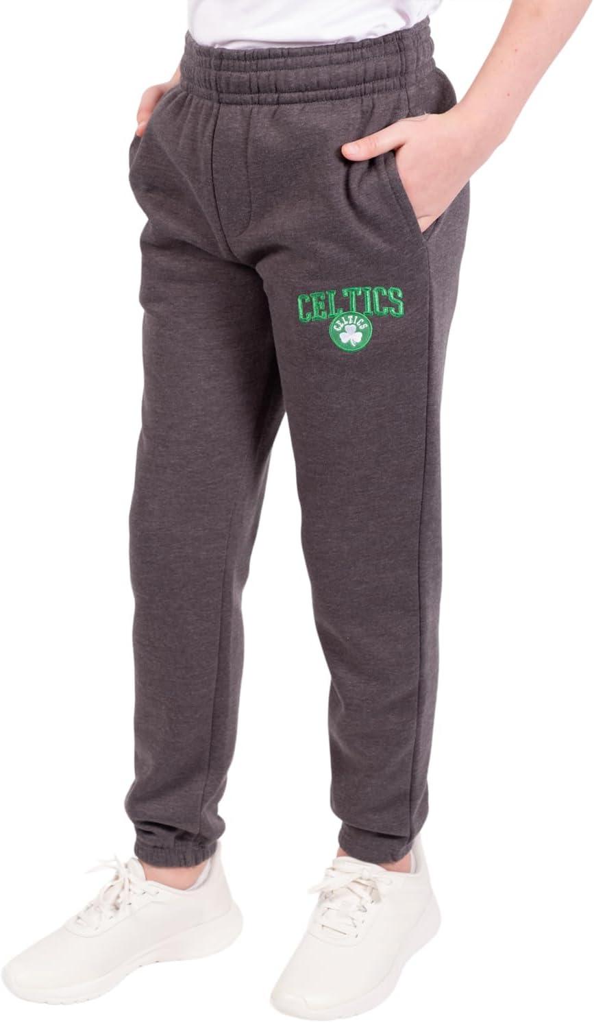 imageUltra Game Youth NBA Official Soft Fleece Active Jogger SweatpantsHeather Charcoal