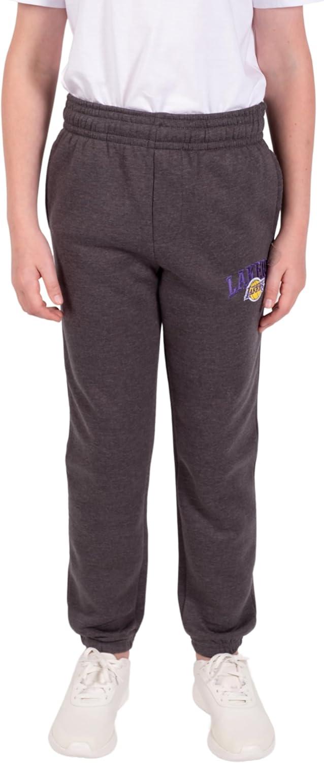 imageUltra Game Youth NBA Official Soft Fleece Active Jogger SweatpantsHeather Charcoal