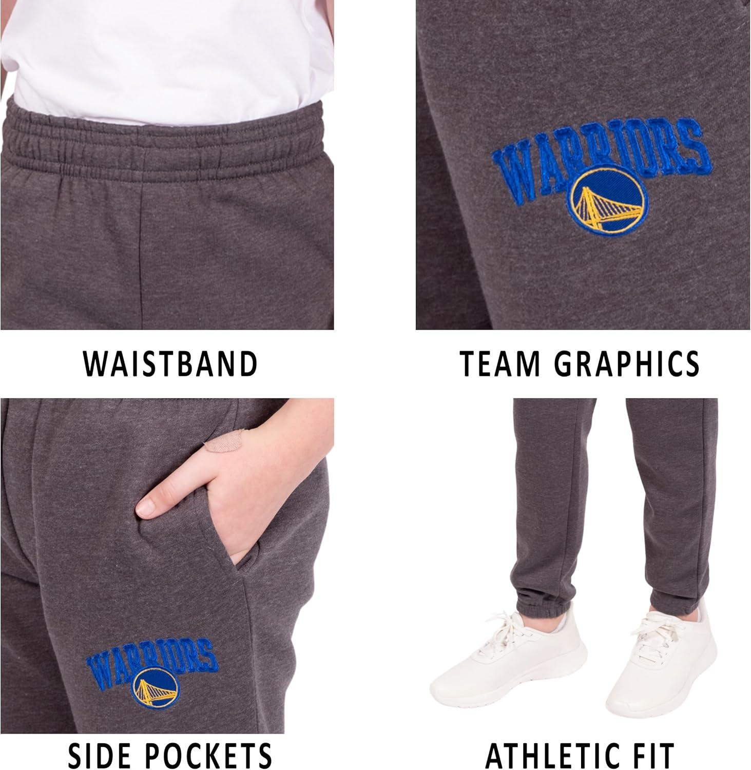 imageUltra Game Youth NBA Official Soft Fleece Active Jogger SweatpantsHeather Charcoal