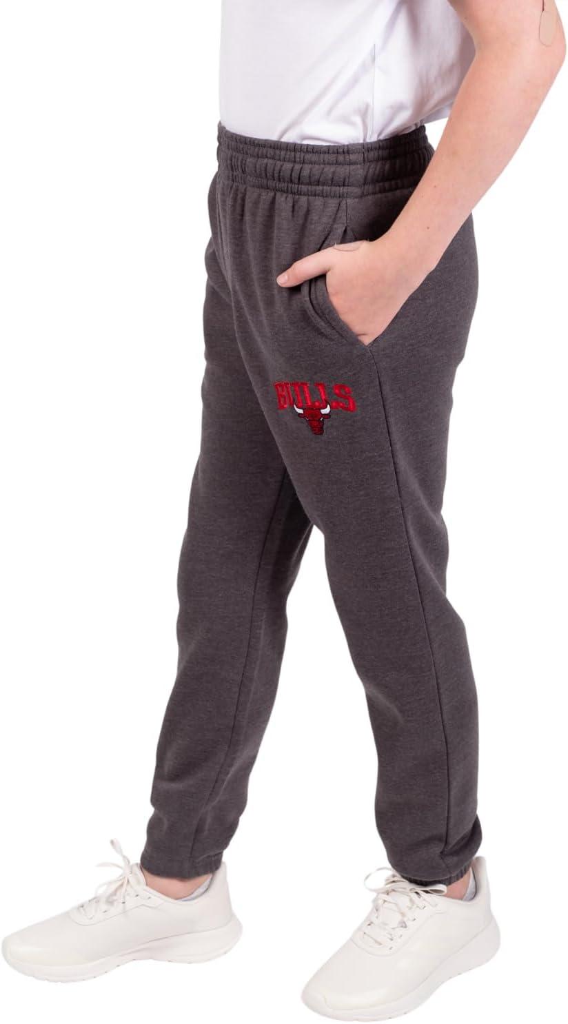 imageUltra Game Youth NBA Official Soft Fleece Active Jogger SweatpantsHeather Charcoal