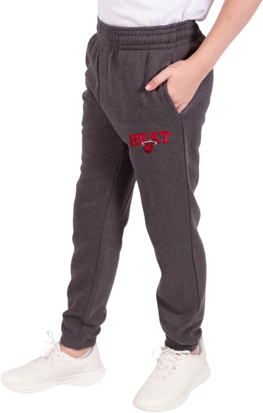 imageUltra Game Youth NBA Official Soft Fleece Active Jogger SweatpantsHeather Charcoal